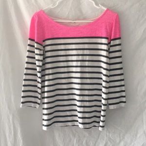 J.Crew factory hot pink long sleeve